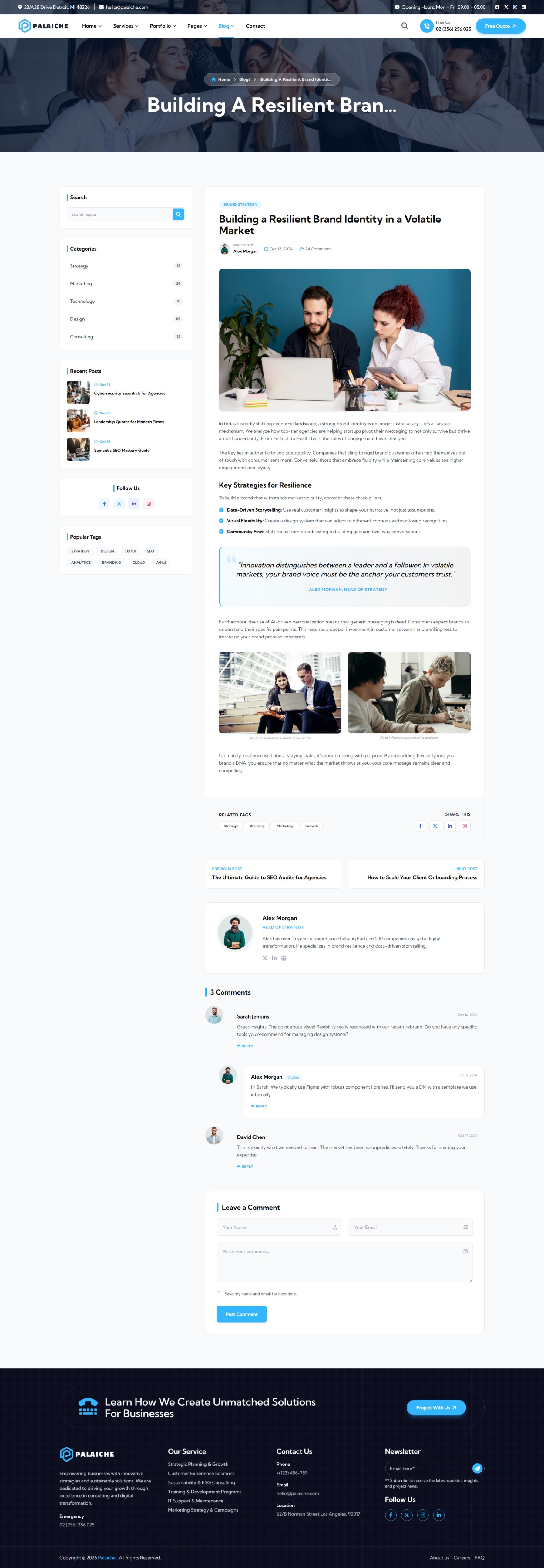 Blog Details Left Sidebar