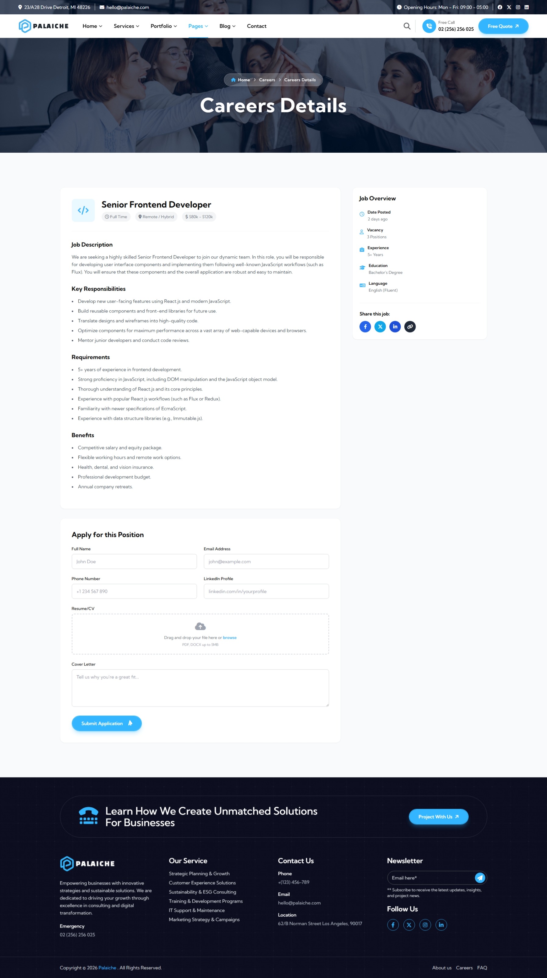 Career Details